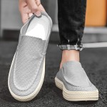 Men's Breathable Slip-On Mules, Lightweight Non-Slip Comfy Casual Shoes