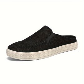 Men's Breathable Slip-On Mules, Lightweight Non-Slip Comfy Casual Shoes