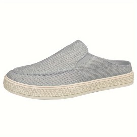 Men's Breathable Slip-On Mules, Lightweight Non-Slip Comfy Casual Shoes